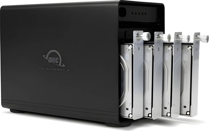 OWC ThunderBay 4 2.5"/3.5" Thunderbolt 3 Külső HDD/SSD Raid ház - Fekete
