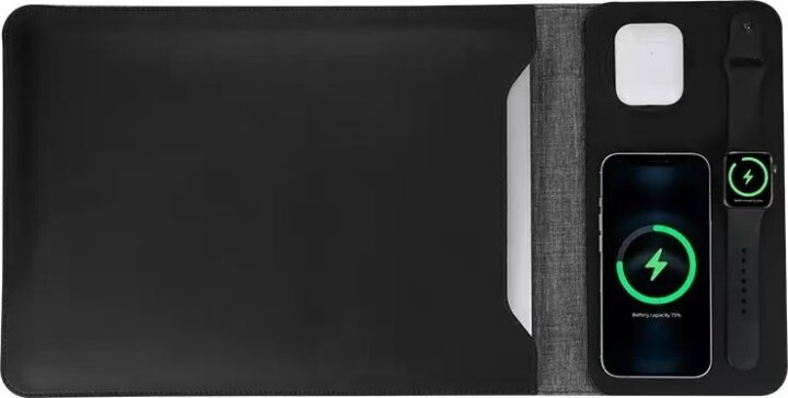 BlackBird BH1699 Laptop/Tablet 12-14" Tok Sleeve Wireless 5in1 Töltővel - Fekete