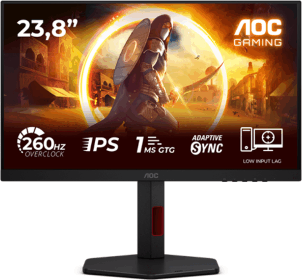 Aoc 23,8" 24G4ZR 16:9 Full HD IPS Gaming Monitor - Fekete