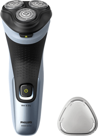 Philips X3063/00 Vezeték nélküli Akkus Nedves-Száraz Borotva - Fekete / Kék Philips X3063/00 Vezeték nélküli Akkus Nedves-Száraz Borotva - Fekete / Kék