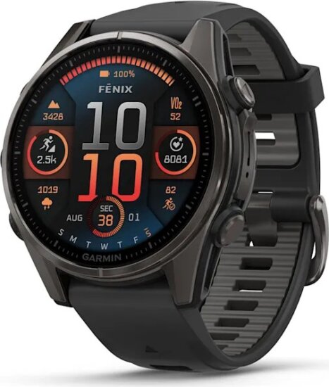 Garmin fenix 8 Férfi Okosóra 43mm - Karrbonszürke