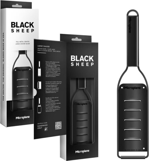Microplane Black Sheep Rozsdamentes acél reszelő - Fekete