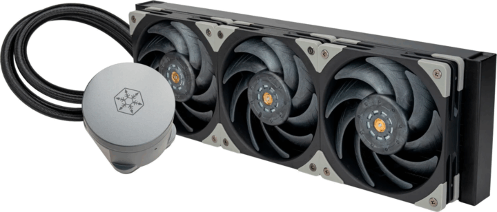 SilverStone Hailstone 360 PWM univerzális CPU vízhűtés - Fekete