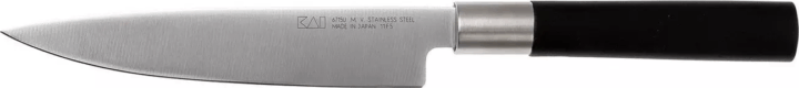 KAI Wasabi Rozsdamentes acél Konyhakés 15cm - Fekete