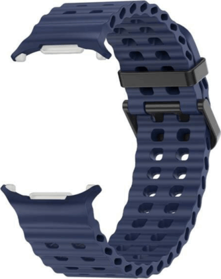 Mybandz 65037 Samsung Galaxy Watch Ultra Waves szilikon Okosóra szíj 34mm - Sötétkék