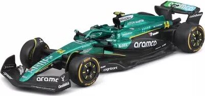 Bburago Aston Martin AMR25 F1 versenyautó fém modell 1:43