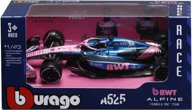 Bburago Alpine A525 Gastly F1 versenyautó fém modell 1:43