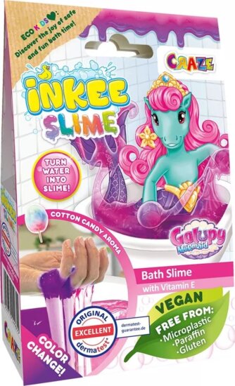 Craze Inkee Galupy sellő vegán fürdő slime - Vattacukor illat