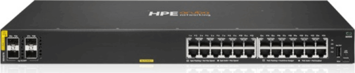 HPE Aruba Networking CX 6000 Smart Managed 24-port Gigabit PoE Asztali Switch