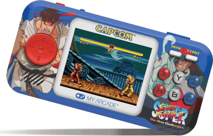dreamGear My Arcade Pocket Player Pro Super Street Fighter Hordozható Retro Játékkonzol