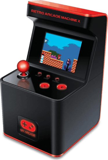 dreamGear My Arcade x Hordozható Retro Játékkonzol - Fekete/Piros
