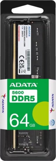 ADATA 64GB / 5600 DDR5 CL46 Single Desktop RAM