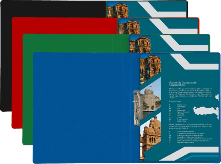 Office Depot Plastweld A4 PVC Villámzáras mappa - Piros