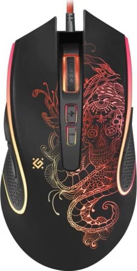 Defendef GM-640L USB Gaming Egér - Fekete