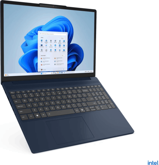 Lenovo IdeaPad Slim 3 15IRH10 Laptop Kék (15,3" / Intel Core i7-13620H / 16GB / 512GB SSD)