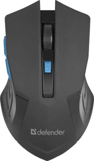 Defender MM-275 RF Wireless Egér - Fekete/Kék