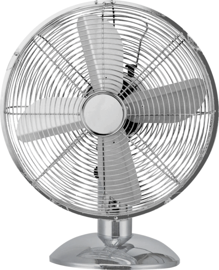 TOO FAND-30-400-M METAL asztali ventilátor Ø 30cm - Ezüst