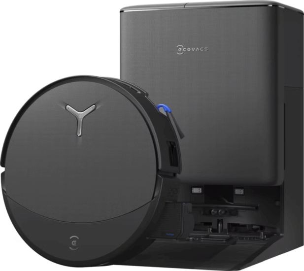 Ecovacs Deebot T90 Pro Omni Robotporszívó felmosó funkcióval Dokkoló Állomással - Fekete