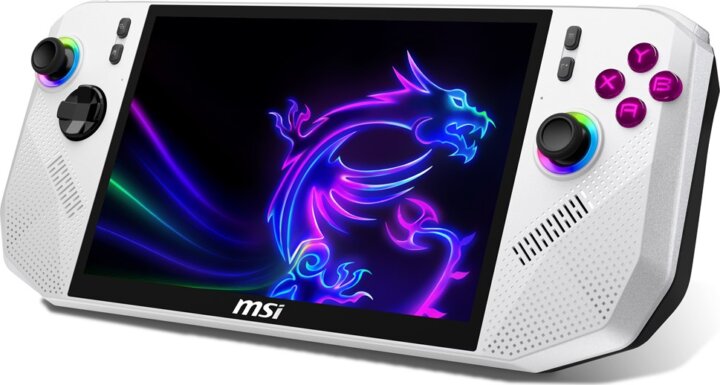 MSI Claw A8 BZ2EM-025PL Hordozható Játékkonzol (8" / 1TB) - Fehér