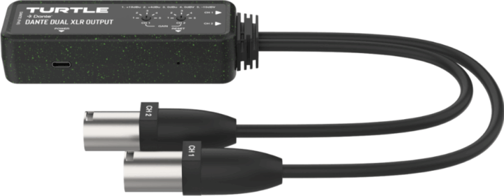 Turtle 2CH RJ45 - 2x XLR Analóg Kimeneti Átalakító Adapter