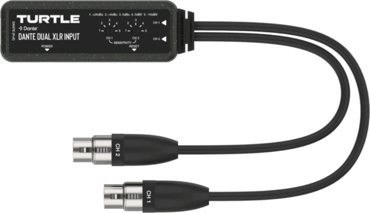 Turtle 2CH RJ45 - 2x XLR Analóg Bemenet Átalakító Adapter