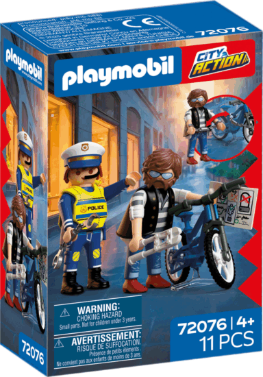 Playmobil 72076 City Action - Biciklis Rablás