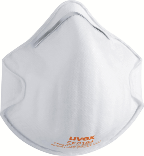 Uvex silv-Air class.2200 FFP2 Munkavédelmi maszk - Fehér (3 db / csomag)