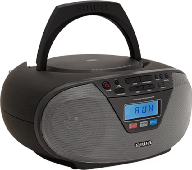 Aiwa BBTU-400BK Bluetooth / MP3 / FM Asztali Rádió - Fekete
