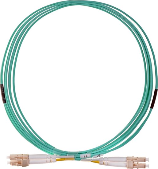 Alantec FOC-LCLC-5MMD-3-3 OM3 Optikai Patch Kábel LC Duplex 3m - Türkiz
