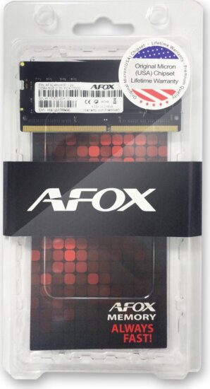 AFOX 8GB / 2400 DDR4 SoDIMM CL17 Notebook RAM