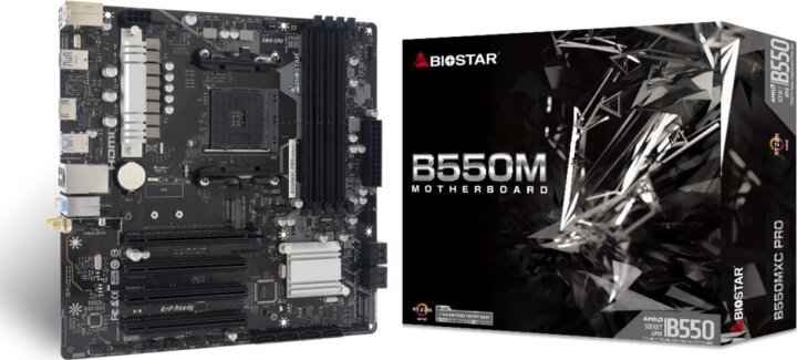 Biostar B550MXC PRO DDR4 AMD AM4 Micro ATX Alaplap