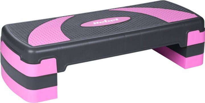 Rebel Active 3 szintes Fitness Step pad - Fekete / Rózsaszín Rebel Active 3 szintes Fitness Step pad - Fekete / Rózsaszín