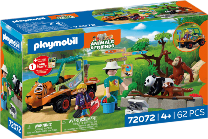 Playmobil 72072 Animals & Friends - Állatkerti Állatgondozó