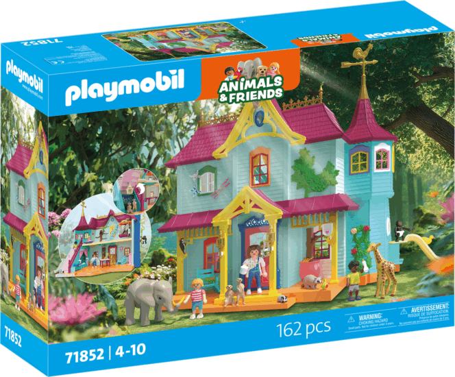 Playmobil 71852 Animals and Friends - Színes állatos villa