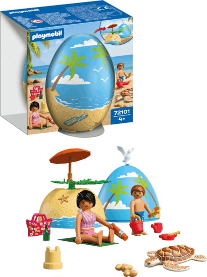 Playmobil 72101 Játéktojás - Tengerparti nyaralás