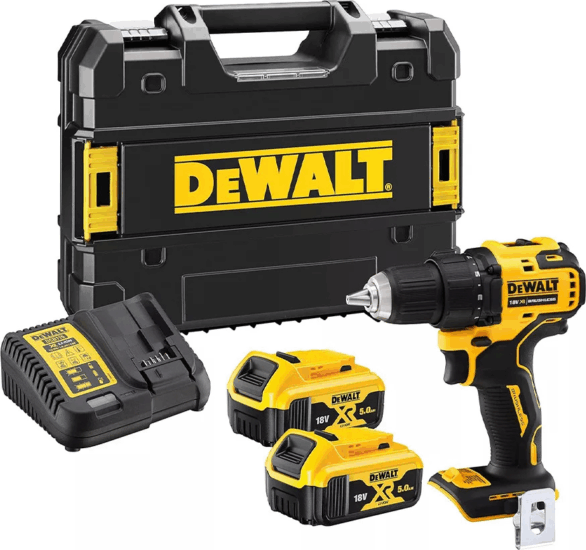 Dewalt DCD708P2T-QW Akkus ütvefúró-csavarozó + 2x 18V Akkumulátor + Koffer