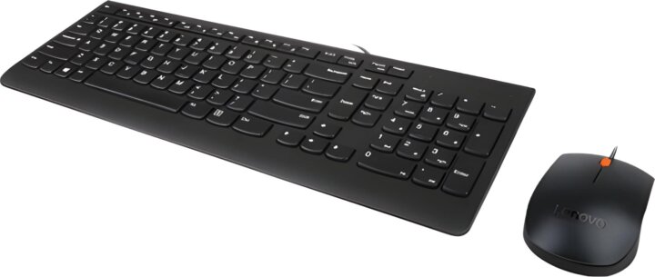 Lenovo 300 USB Billentyűzet + Egér US - Fekete Lenovo 300 USB Billentyűzet + Egér US - Fekete