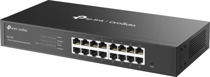 TP-Link ES216G Omada 16-port Gigabit Asztali / Rack Switch