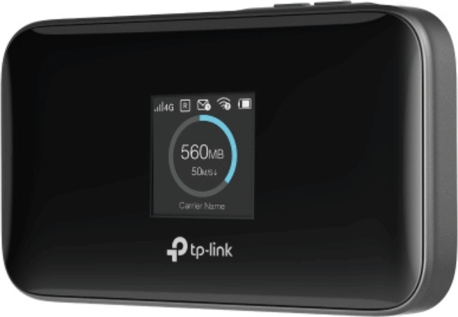 TP-Link M7750 Hordozható 3G/4G LTE WiFi 3280mAh Router - Fekete