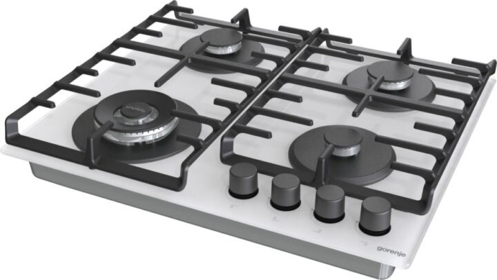 Gorenje GTW642SYW Beépíthető 4 zónás Gáz Főzőlap - Fekete