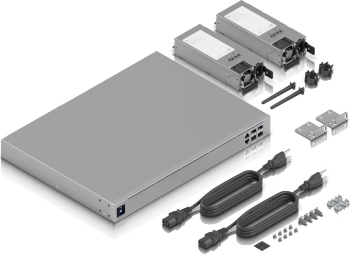 Ubiquiti EFG 2.5Gbps UniFi 6-portos Rack Gateway - Szürke