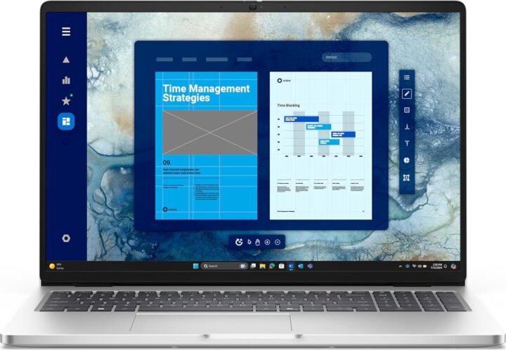 Dell Pro 16 PC16250 Laptop Szürke (16" / Intel Core Ultra 5-235U / 16GB / 1TB M.2 SSD / Win 11 Pro)