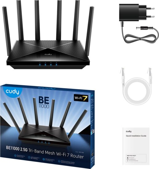 CUDY WR6500H 5765 MBit/s Wi-Fi 7 Router