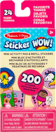 Spin Master Melissa & Doug - WOW! Vidám színes matrica készlet Spin Master Melissa & Doug - WOW! Vidám színes matrica készlet