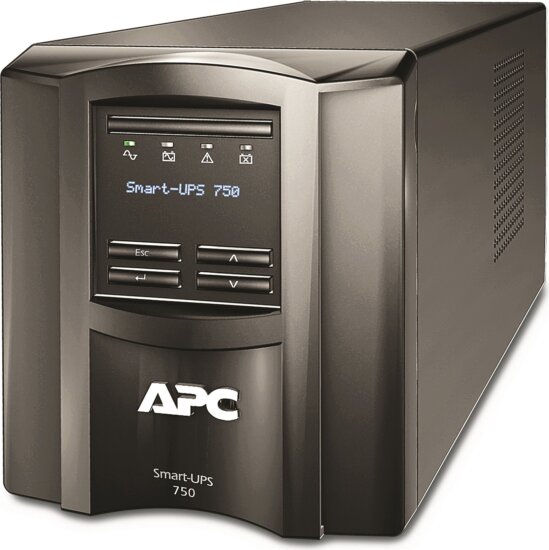 APC LCD 750VA / 500W Vonalinteraktív Smart-UPS