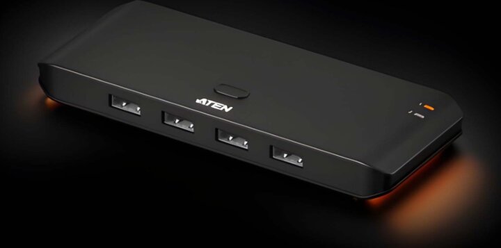 ATEN US4224-AT 6-port USB 2.0 Periféria Elosztó