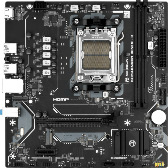 Maxsun AMD MS-CHALLENGER B850M-K DDR5 AMD AM5 mATX Alaplap