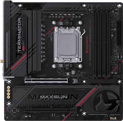 Maxsun AMD MS-TERMINATOR B850M PRO II WIFI7 DDR5 AMD AM5 mATX Alaplap