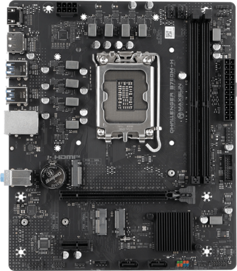 Maxsun Intel MS-CHALLENGER B760M-H WIFI DDR4 LGA1700 mATX Alaplap