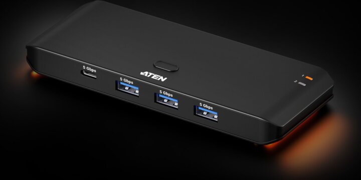 Aten US4324-AT 6-port USB 3.2 Gen 1 Periféria Elosztó